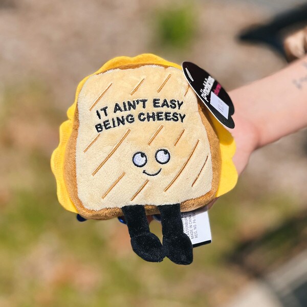 Punchkins It Ain't Easy Being Cheesy Bag Charm